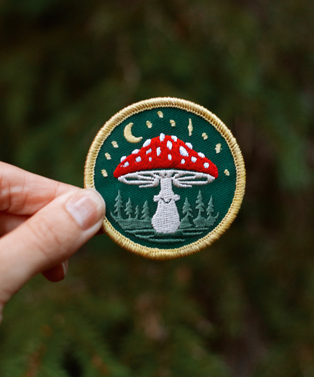 Magic Amanita Green Patch