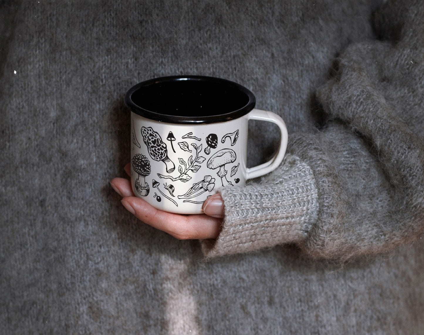 Fungi Enamel Mug