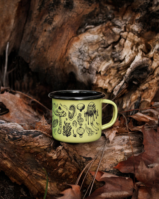 Pastel Fungi Enamel Mug