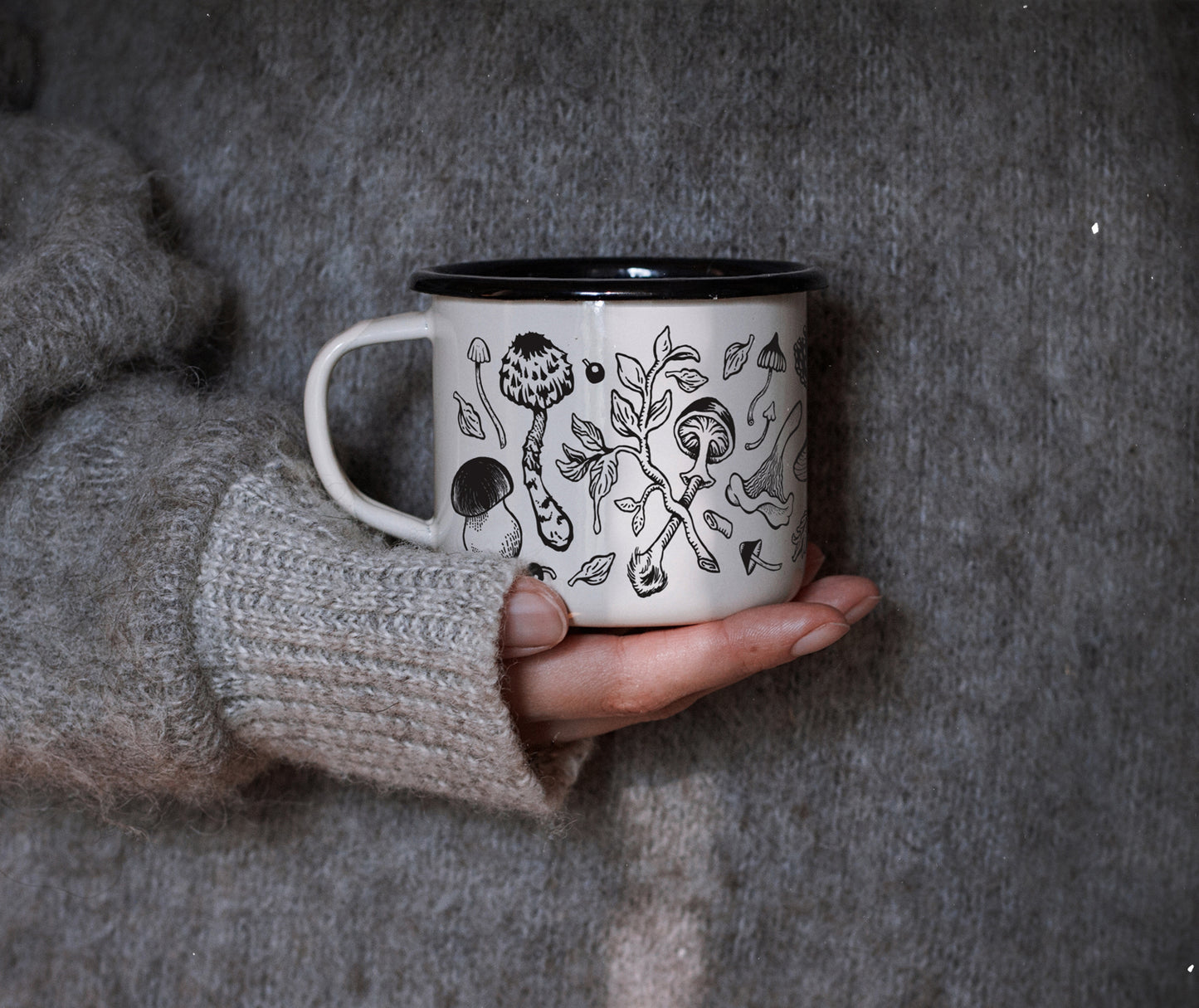 Fungi Enamel Mug